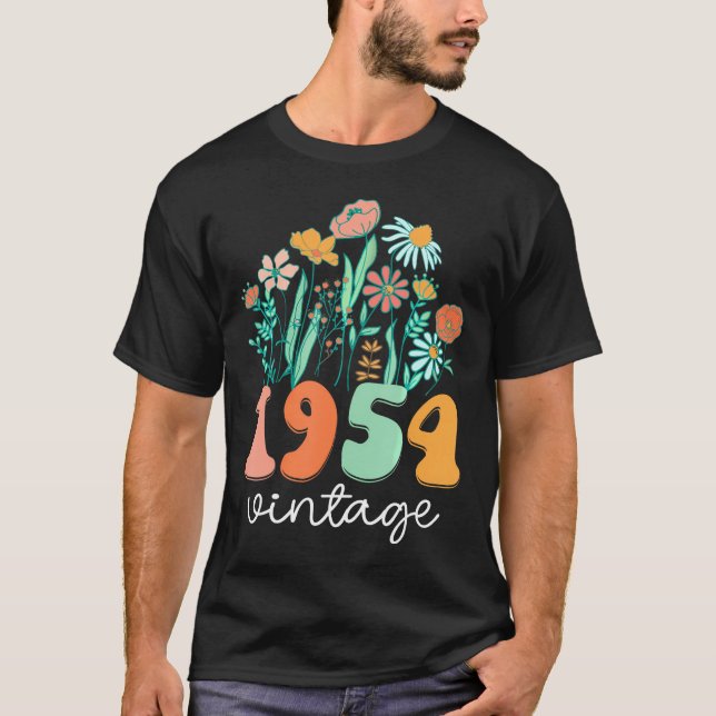 Camiseta 69 Años De Edad 1954 69ª Femenina (Anverso)