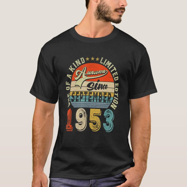 Camiseta 69 Años de Edad desde Septiembre (Anverso)