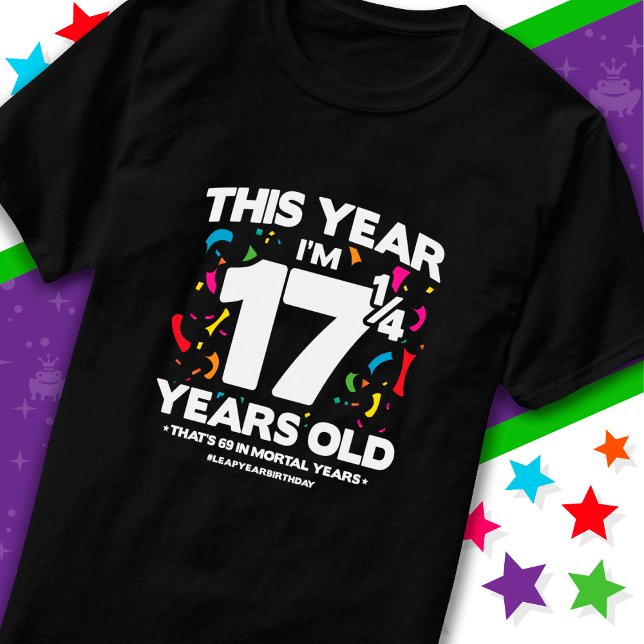 Camiseta 69 Años Mortales de Cumpleaños Año Salto Día 29 de (Subido por el creador)