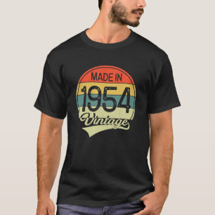 Camiseta 69 Años Vintage 1954 Hecho En 1954 69