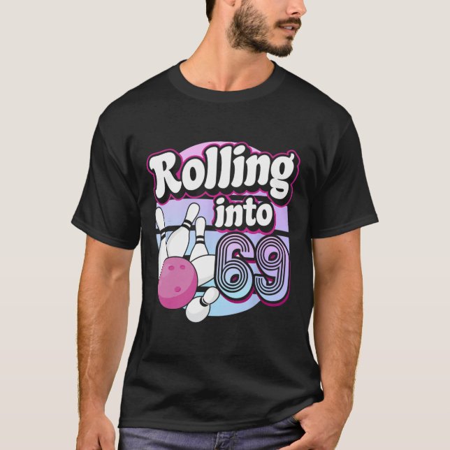 Camiseta 69 Bowling 69 cumpleaños (Anverso)