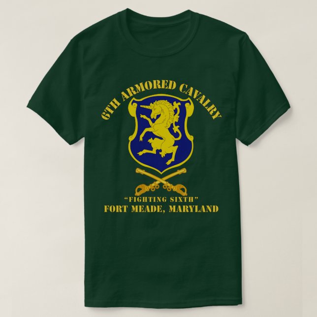 Camiseta 6.ª ACR con Cav Br Ft Meade Maryland (Diseño del anverso)