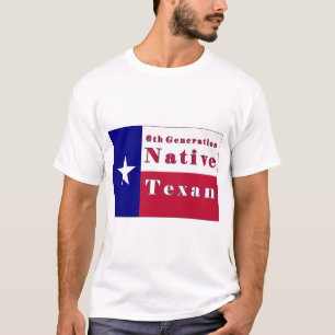 Camiseta 6.ª Bandera Texana Nativa