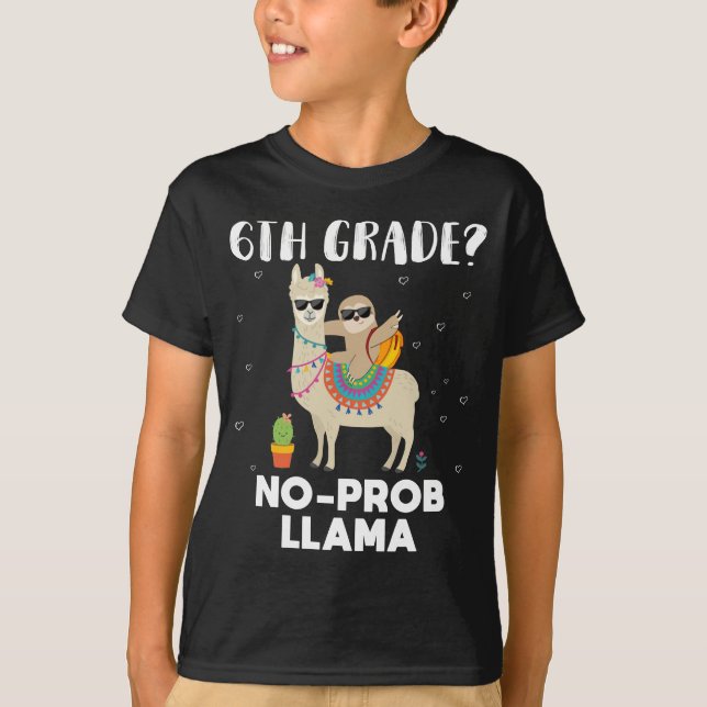 Camiseta 6.ª clase sin llama de prob (Anverso)