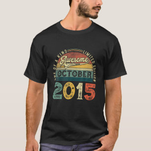 Camiseta 6.ª Decoración De Cumpleaños Octubre 2015 Hombres