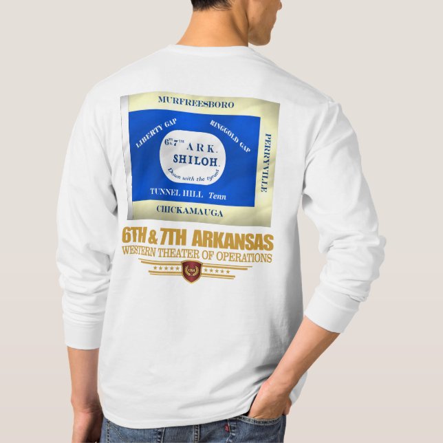 Camiseta 6.ª Infantería de Arkansas (consolidada) (Reverso)