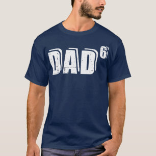 Camiseta 6.ª sexta vez que papá padre de 6 niños anuncia