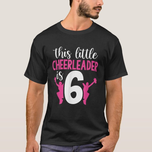Camiseta 6.º Cumpleaños Esta Pequeña Apreciadora Es 6 Chica (Anverso)