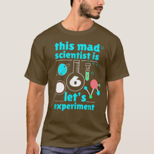 Camiseta 6.º Cumpleaños Sexto Juicio Científico Mad Scienti