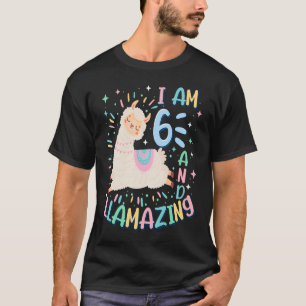 Camiseta 6.º Cumpleaños Tengo 6 Años Y Llamo Llamativo