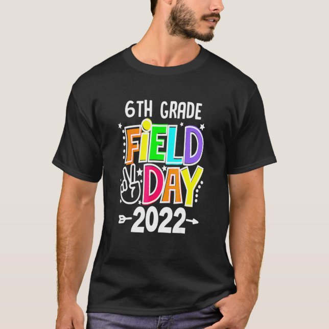 Camiseta 6.º Día de Campo 2022 Dejar que comiencen los Jueg (Anverso)