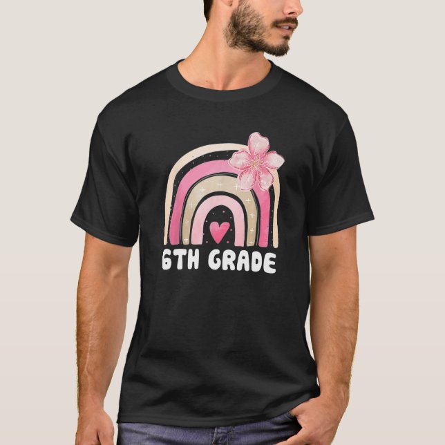 Camiseta 6.º Día de los maestros de escuela primaria de niñ (Anverso)
