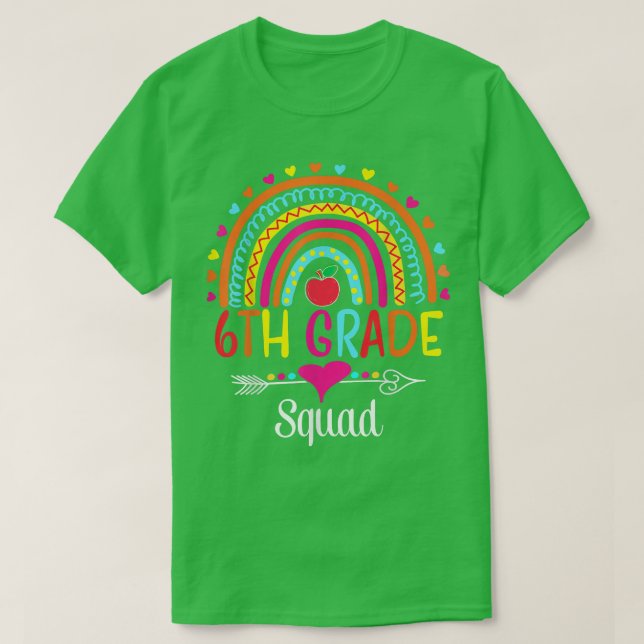 Camiseta 6.º Estudiante De Equipo De Formación De Escuadrón (Diseño del anverso)