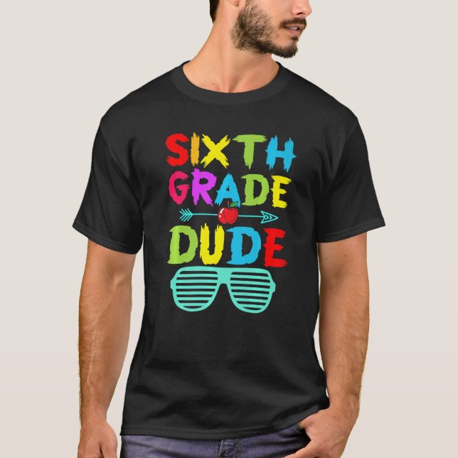 Camiseta 6.º Grado Amigo Cute Niños De Sexto Grado (Anverso)