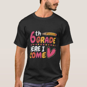 Camiseta 6.º Grado Aquí Vuelvo A La Escuela Estudiantil