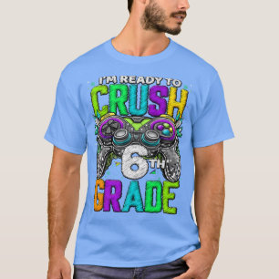 Camiseta 6.º Grado Desbloqueado Juego De 6º Grado De Vuelta