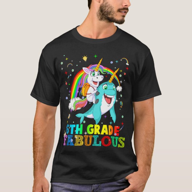Camiseta 6.º grado fabuloso (Anverso)