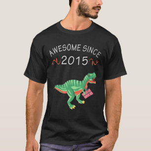 Camiseta 6.º Nacimiento De Dinosaurio Niño De 6 Años Fantás