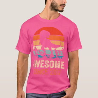 Camiseta 6.º Nacimiento Dinosaurio Niño De 6 Años Increíble