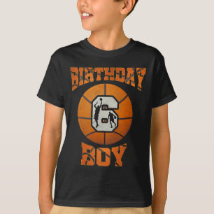 Camiseta 6.º Nacimiento Niño Baloncesto De Seis Años