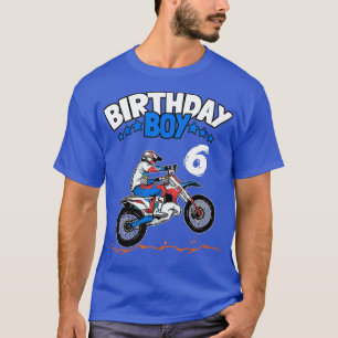 Camiseta 6.º Nacimiento Niño Sucio Bicicleta Niños De 6 Año