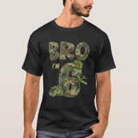 6.º novio de cumpleaños Camo militar de 6 años