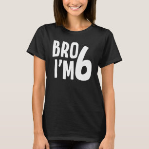 Camiseta 6.º novio de cumpleaños, chicos de 6 años