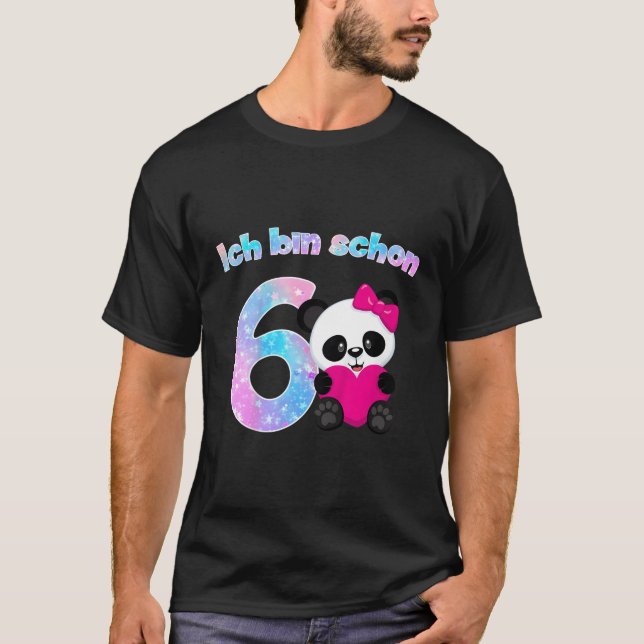 Camiseta 6.º Panda Durante 6 Años (Anverso)