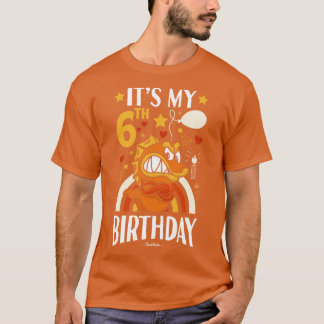 Camiseta 6.º pescado de cumpleaños