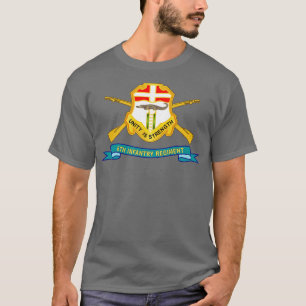 Camiseta 6.º Regimiento de Infantería DUI w Br Ribbon X