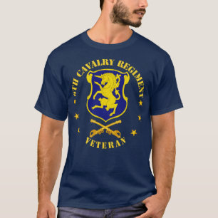 Camiseta 6.º Veterano del Regimiento Cavalry con Rama Cav
