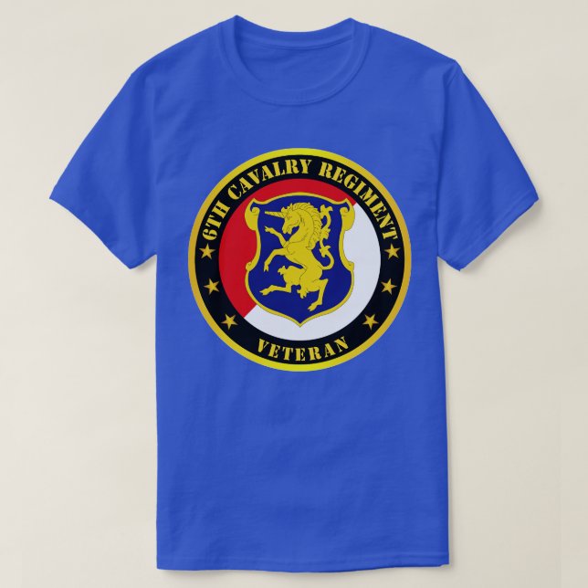 Camiseta 6.º Veterano del Regimiento de Caballería (Diseño del anverso)