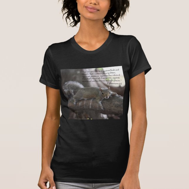 Camiseta 6:12 de Ephesians (Anverso)