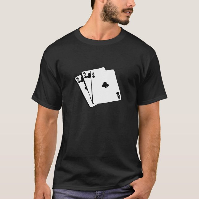 Camiseta 6.5.ace en los clubs negros (Anverso)