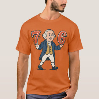 Camiseta 6-7 7-6 George Washington Shirt Six Seven American