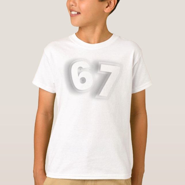 Camiseta 6 7 – Camiseta estética de moda (Anverso)