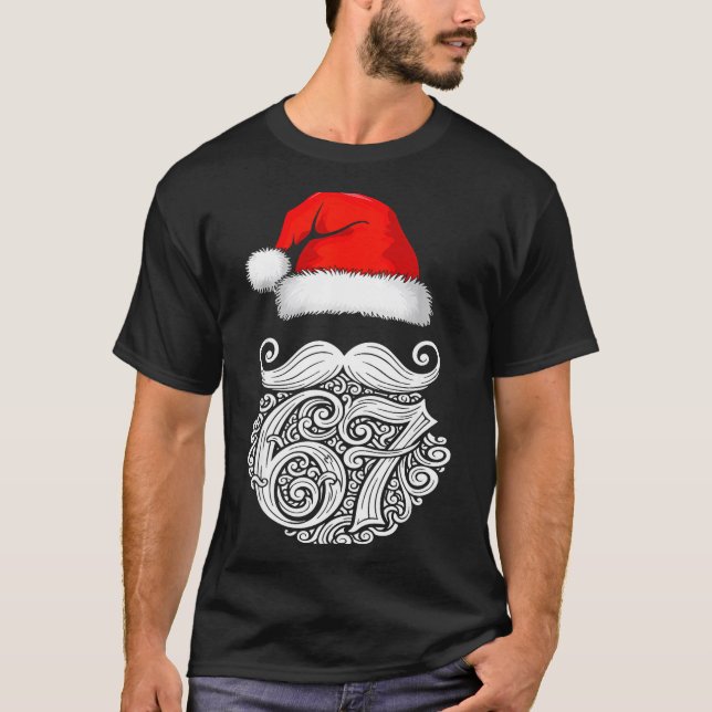 Camiseta 6 7 Christmas 67 Santa Six Seven Christmas Boys Te (Anverso)