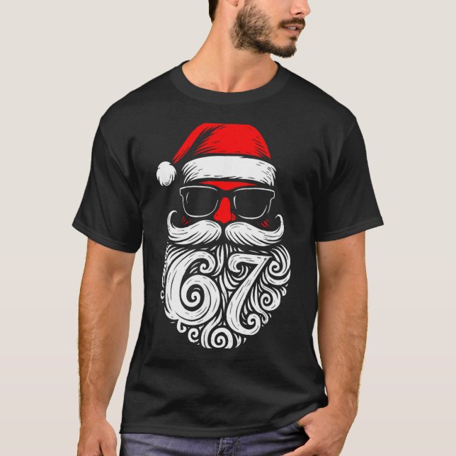 Camiseta 6 7 Christmas 67 Santa Six Seven Christmas Boys Te (Anverso)