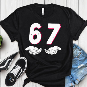 Camiseta 6 7 divertido, Seis Siete Meme de moda