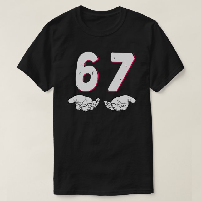 Camiseta 6 7 funny, Six Seven Meme Trendy  (Diseño del anverso)