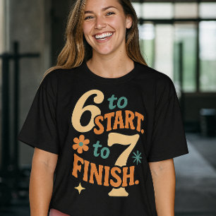 Camiseta 6 7 Gimnasio Cita Motivación Entrenamiento 