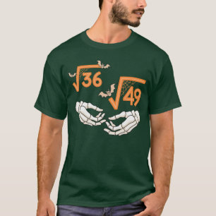 Camiseta 6 7 Halloween Matemáticas Raíz Cuadrada 67 Meme Ge