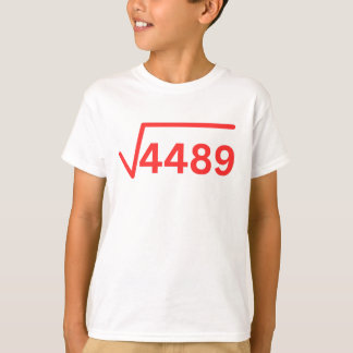 Camiseta 6 7 meme 4489 matemáticas graciosas