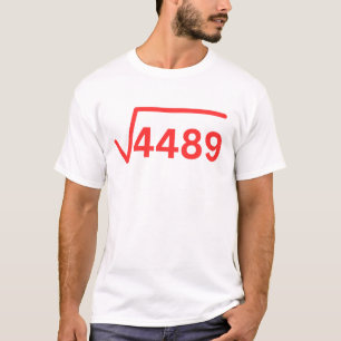 Camiseta 6 7 meme 4489 matemáticas graciosas