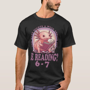 Camiseta 6 7 Meme profesor de inglés divertido 67 leyendo A