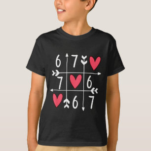 Camiseta 6 7 Meme Seis Siete 67 Divertido Xoxo Juego San Va
