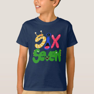 Camiseta 6 7 Monstruos