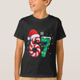 Camiseta 6 7 Navidad Divertido Seis Siete 67 Meme Hombres M