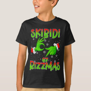 Camiseta 6 7 Navidad Skibidi Rizzmas 67 Meme Gen Alpha Sl