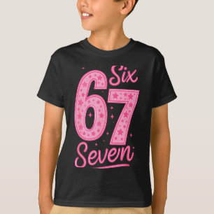Camiseta 6 7 Número 67 Nk Seis Siete Meme Jerga Mujeres Chi